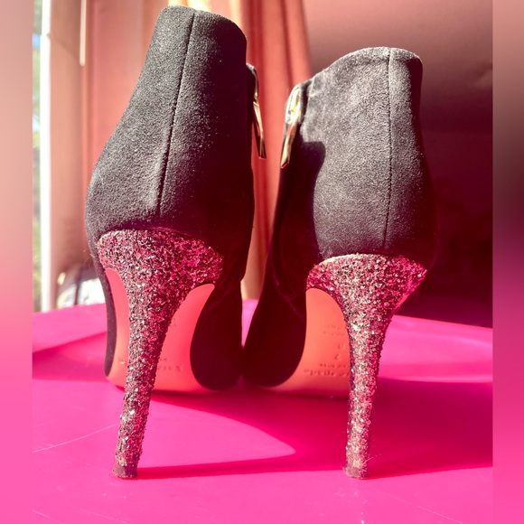 Kate Spade suede bootie with sparkle heel - Picture 8 of 9